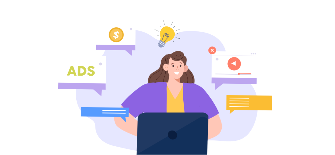 icono servicio social media Ads